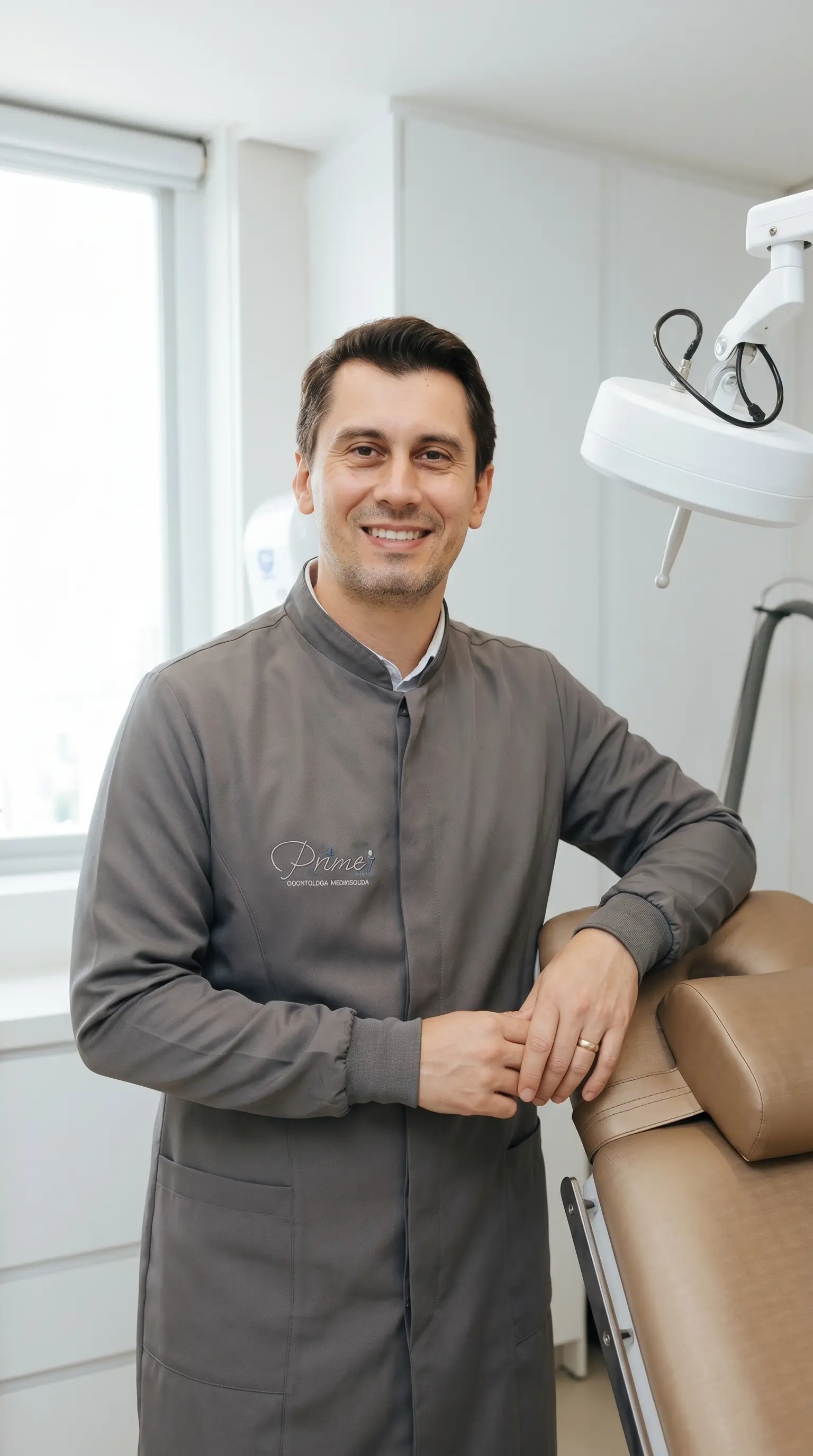 Dr. Leonardo Venante no consultório da Prime